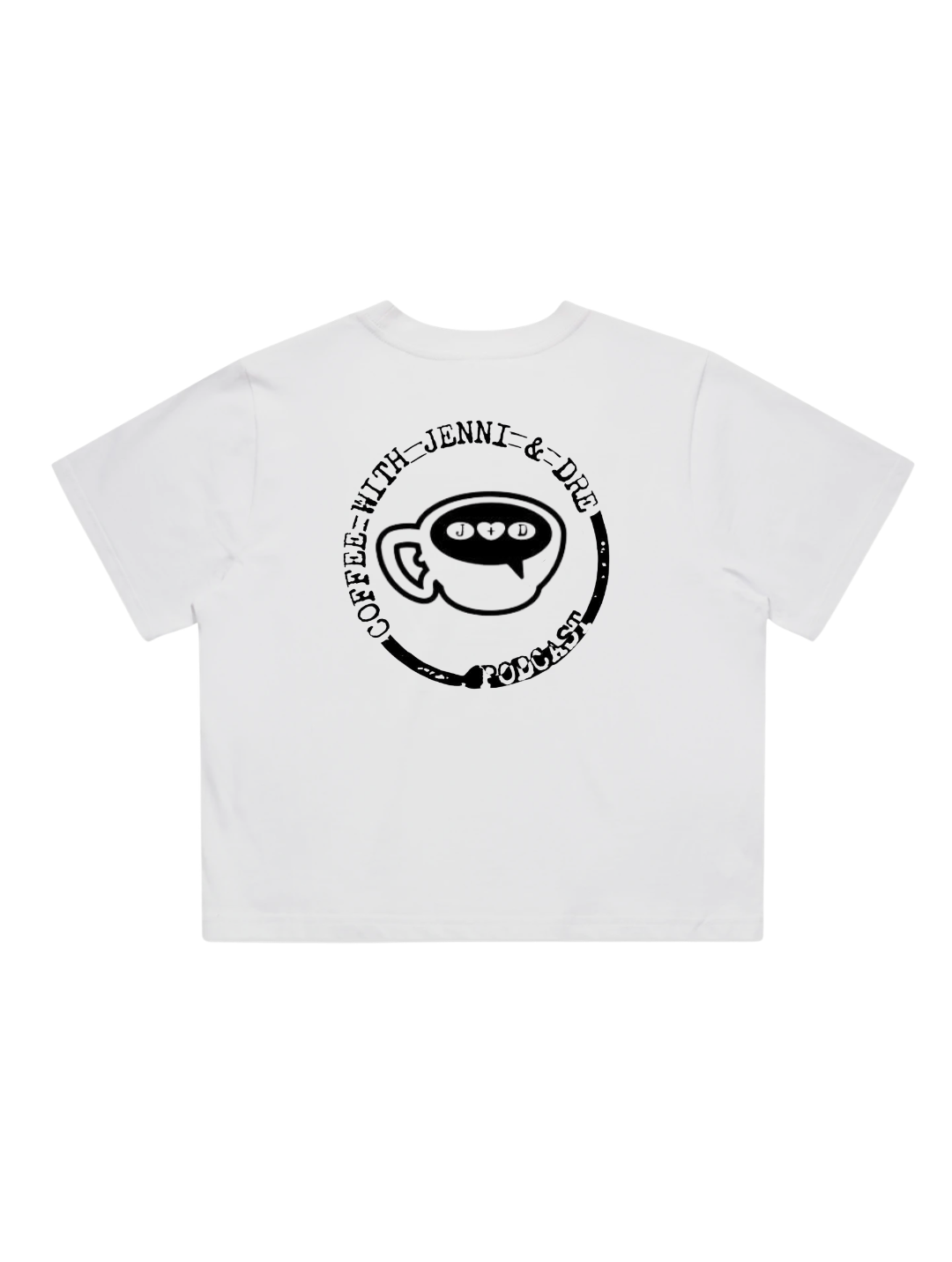Talk, Sip, Listen  Womens Crop T-shirt