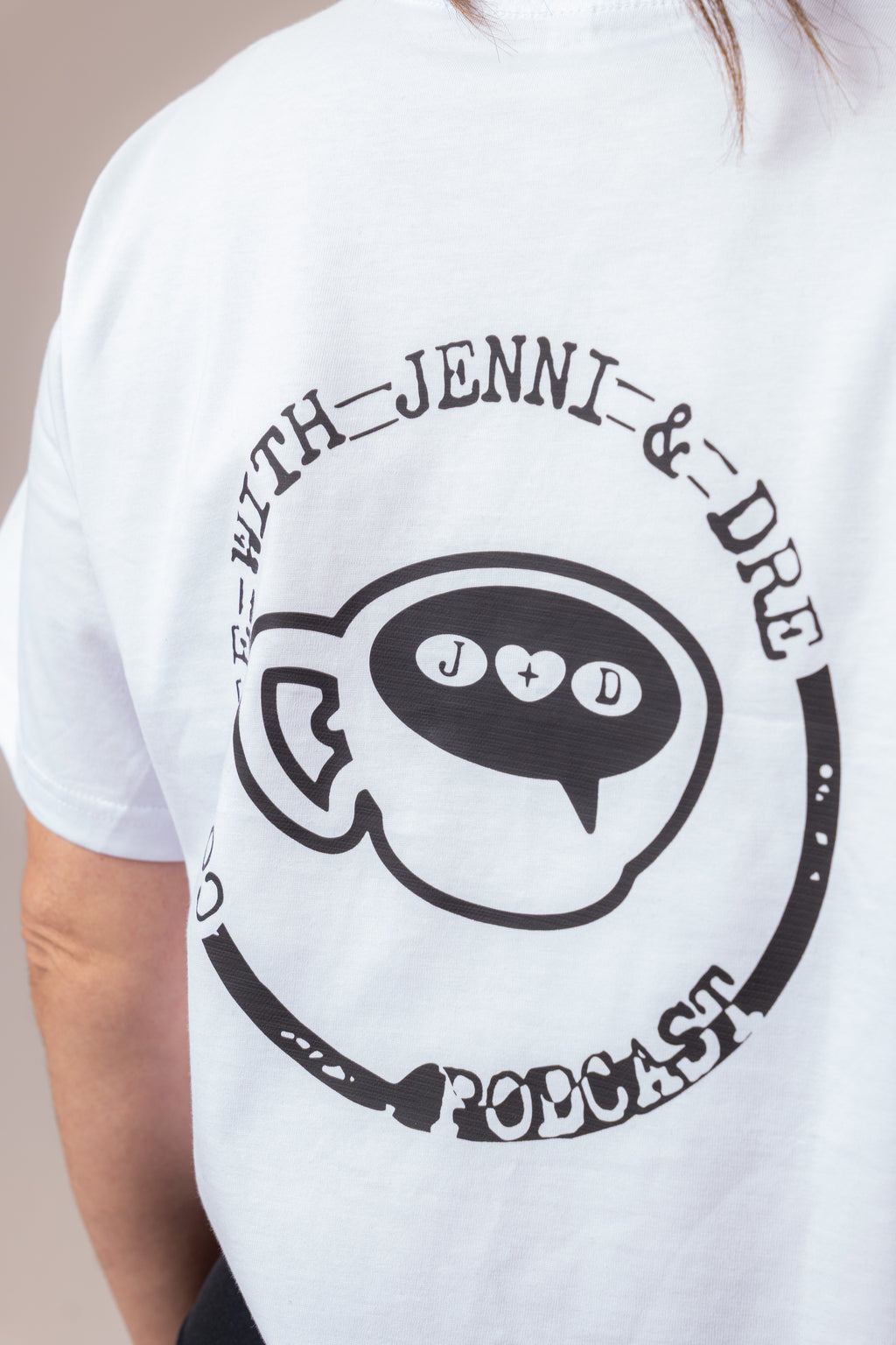Talk, Sip, Listen  Womens Crop T-shirt